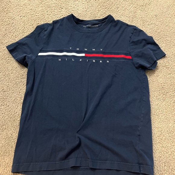 Tommy Hilfiger Signature Stripe Tee M - Picture 2 of 8